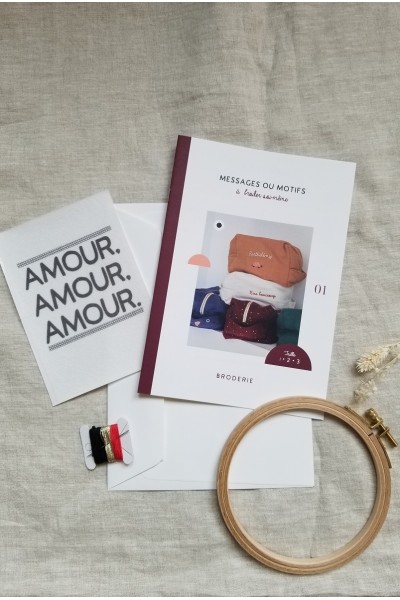 kit broderie amour