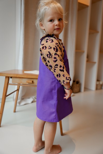 La salopette short et jupe (patron pochette)