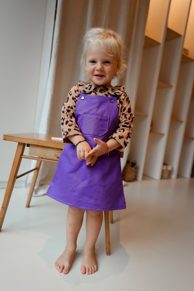 La salopette short et jupe (patron pochette)