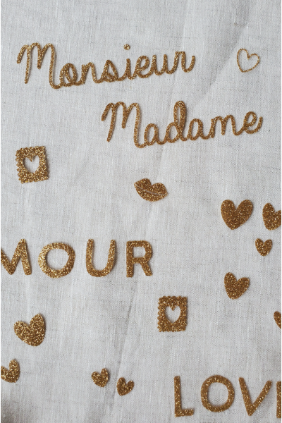 Thermocollants doré - Amour