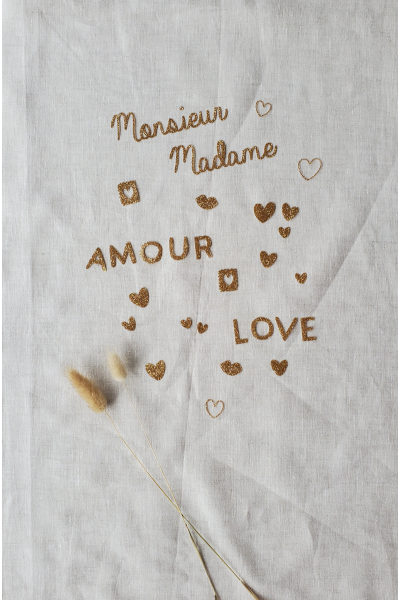 Thermocollants doré - Amour