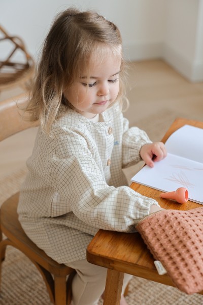 Le Tablier d'écolier 2-7 ans (patron pochette)