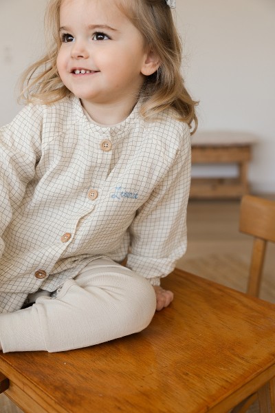 Le Tablier d'écolier 2-7 ans (patron pochette)