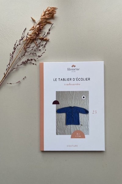 Le Tablier d'écolier 2-7 ans (patron pochette)