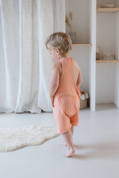 La salopette short et jupe (patron pochette)