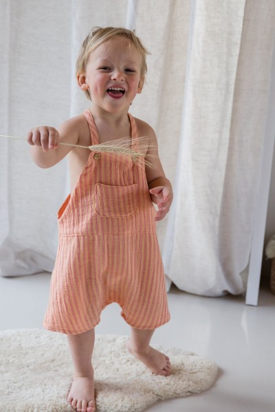 La salopette short et jupe (patron pochette)