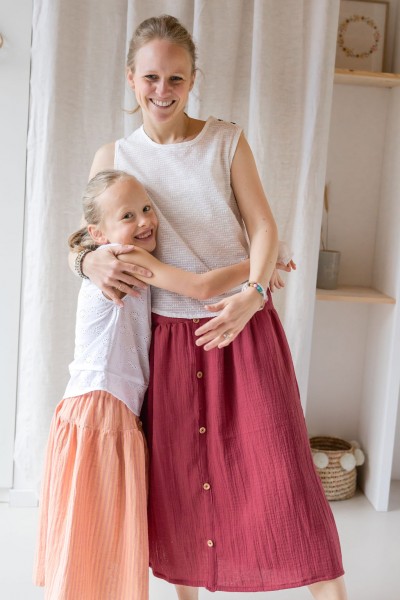 Le Duo de Jupes femme & fille (patron pochette)