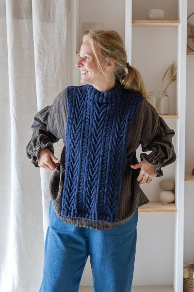 Le pull chasuble (patron pdf)