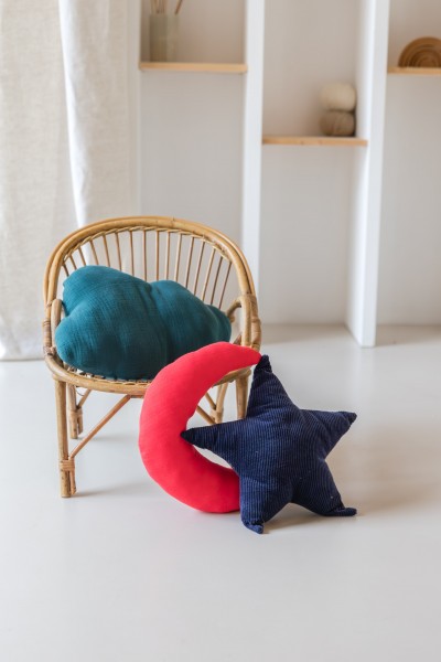 Double gaze de coton salicorne