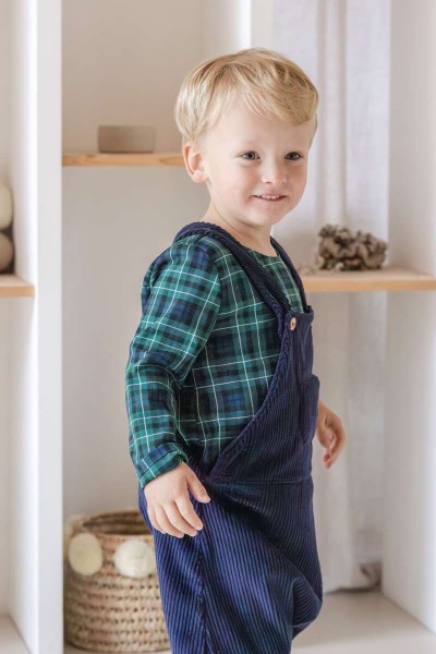 La salopette short et jupe (patron pochette)