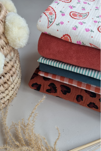 Gaze de coton imprimée bandana