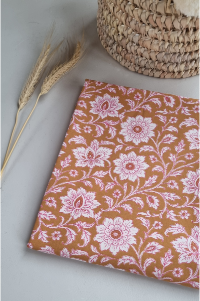 Coton fleurs indiennes