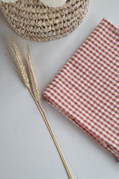 Coton seersucker vichy