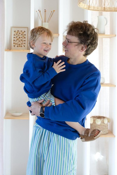 Le duo de sweats parents/enfants (patron pochette)