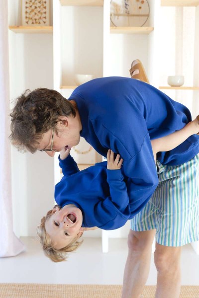 Le duo de sweats parents/enfants (patron pochette)