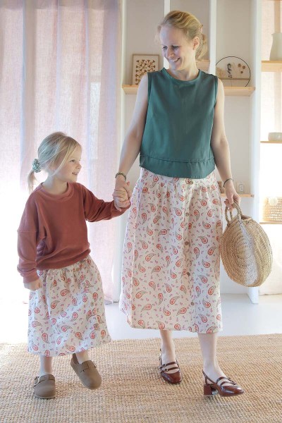 Le duo de jupes femme et fille (patron pdf)