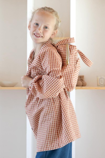 Coton seersucker vichy