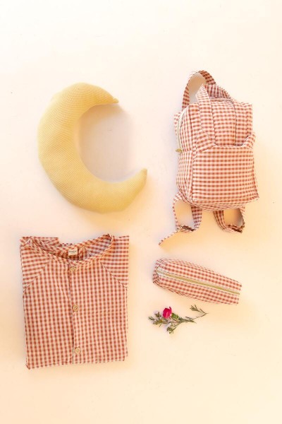 Coton seersucker vichy