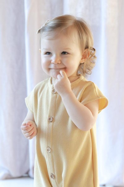 Mini maille abeille vanille