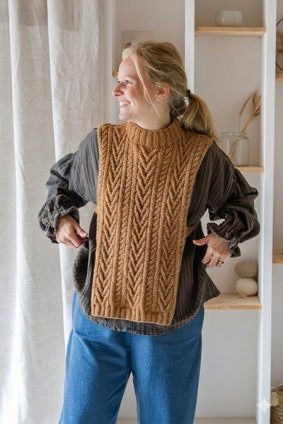 Le pull chasuble