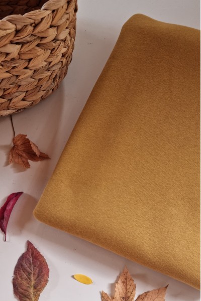 Molleton gratté ocre