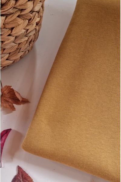 Molleton gratté ocre