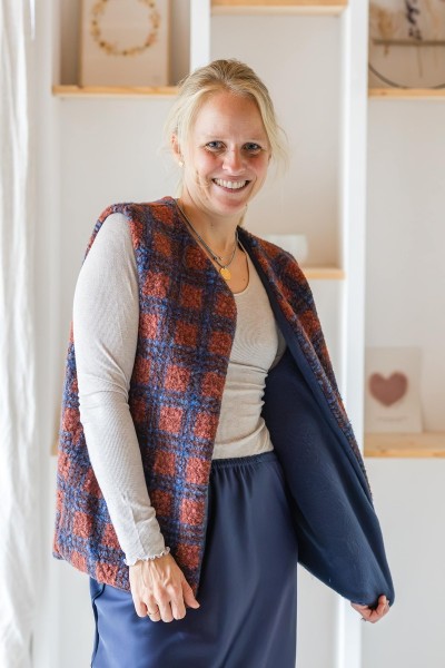 Le Gilet de berger carreaux