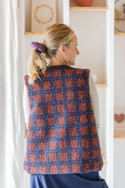 Le Gilet de berger carreaux