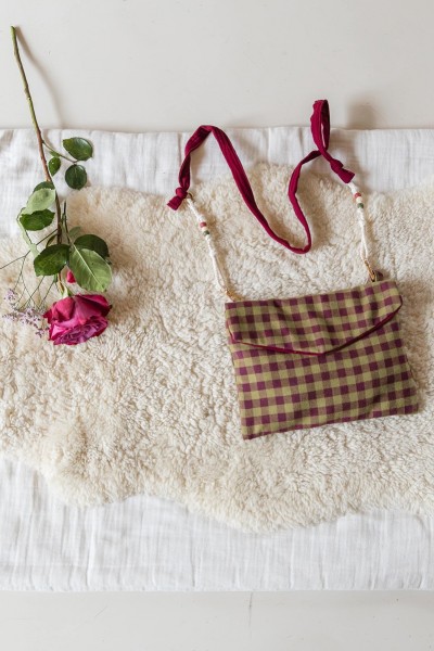 Flanelle carreaux bordeaux
