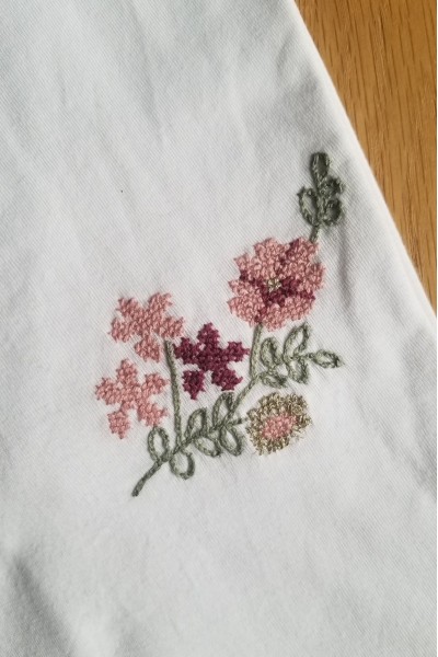 broderie fleurs