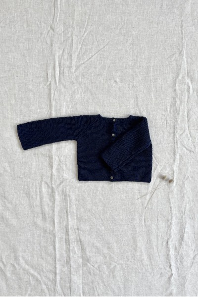 cardigan bleu