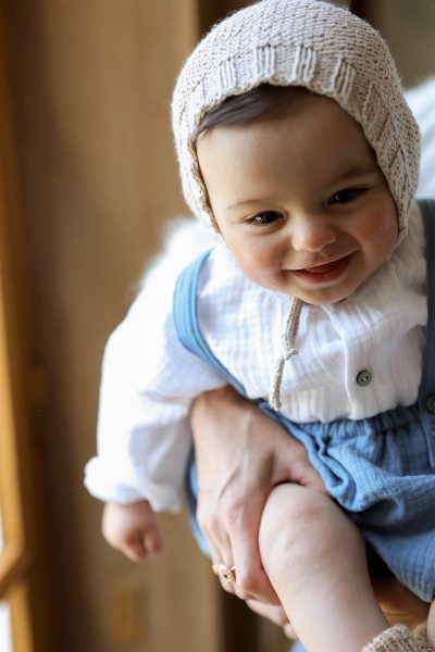 béguin en laine beige