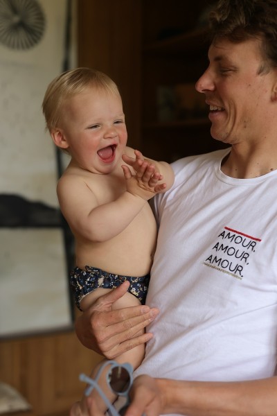 t-shirt brodé amour