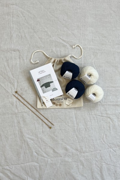 kit tricot marinière