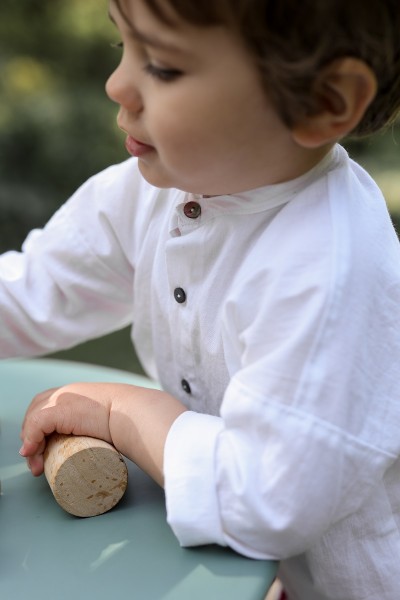 chemise en coton lavé