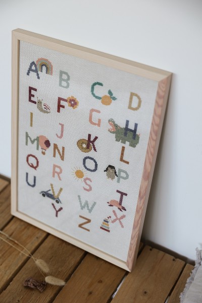 Kit - L'Abécédaire au point de croix