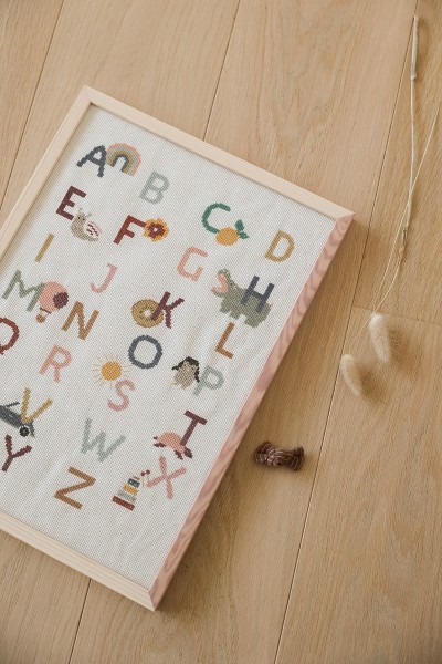 Kit - L'Abécédaire au point de croix