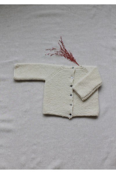 cardigan écru